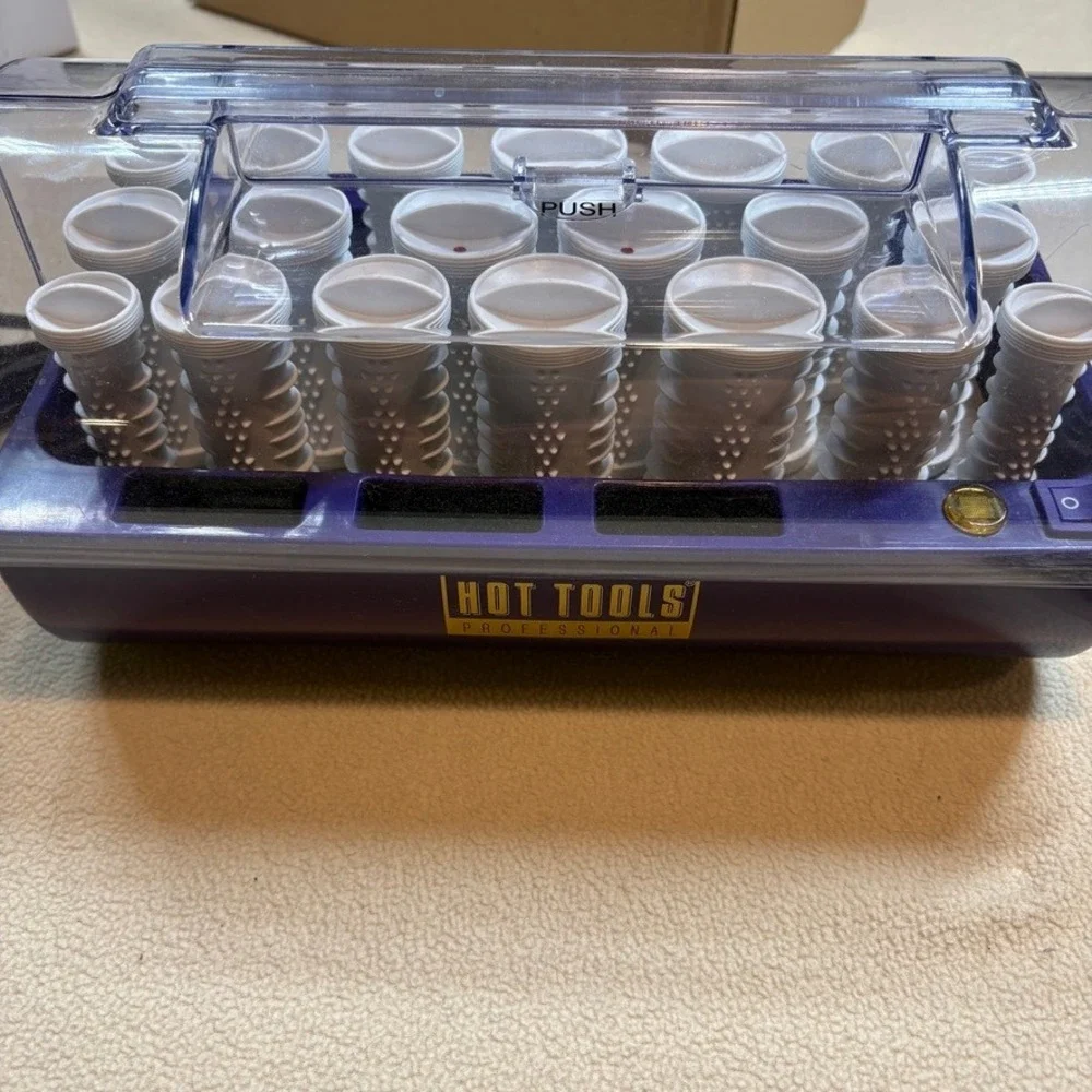 Hot Tools Professional Hotsetter 20‎ Ribbed Rollers Purple Model 1321 Works READ